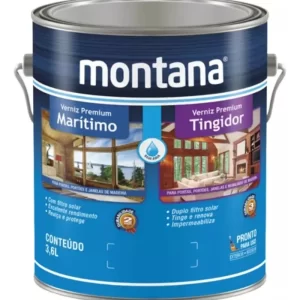 Verniz Marítimo Natural Acetinado - 3,6L Montana