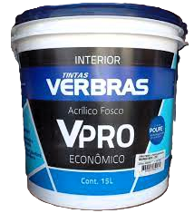 Tinta Acrílica Verbras Fosca – XPRO 15L