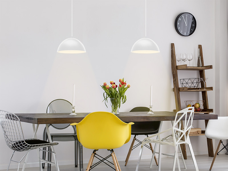 Pendente Taschibra Design TD 821F S/Lamp Branco Fosco - Imagem 2