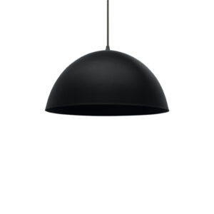 Pendente Taschibra Design TD 821F MD S/Lamp Preto Fosco