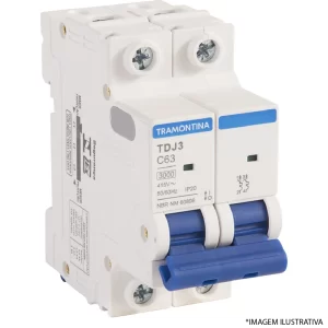 Disjuntor BI 2P 63A - Tramontina