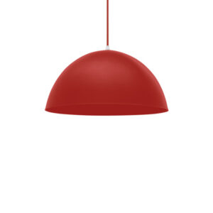 Pendente Taschibra Design TD 821F MD S/Lamp Vermelho F.
