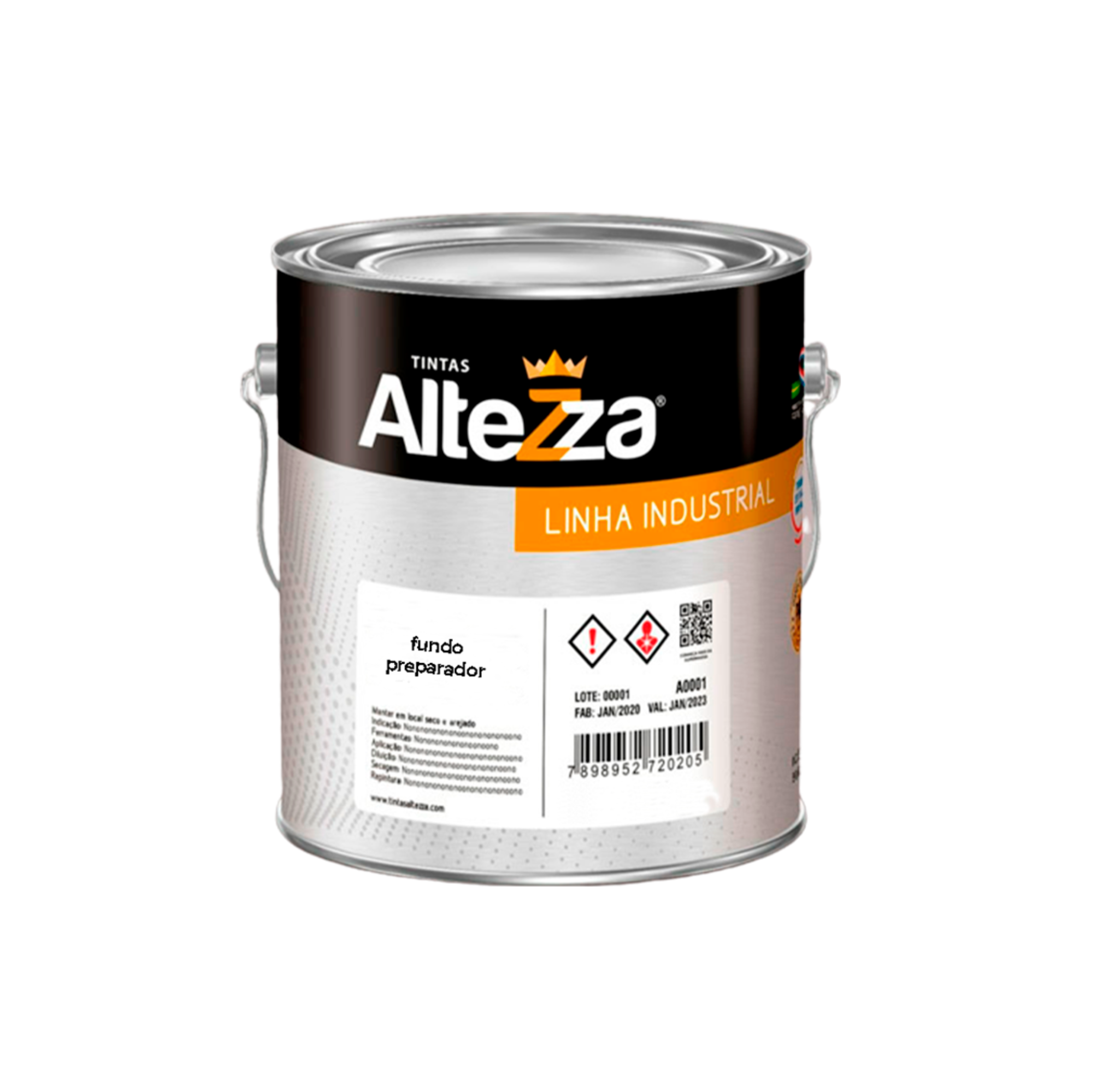 Fundo Prep. P/ Galv. Branco Neve 3L – Altezza