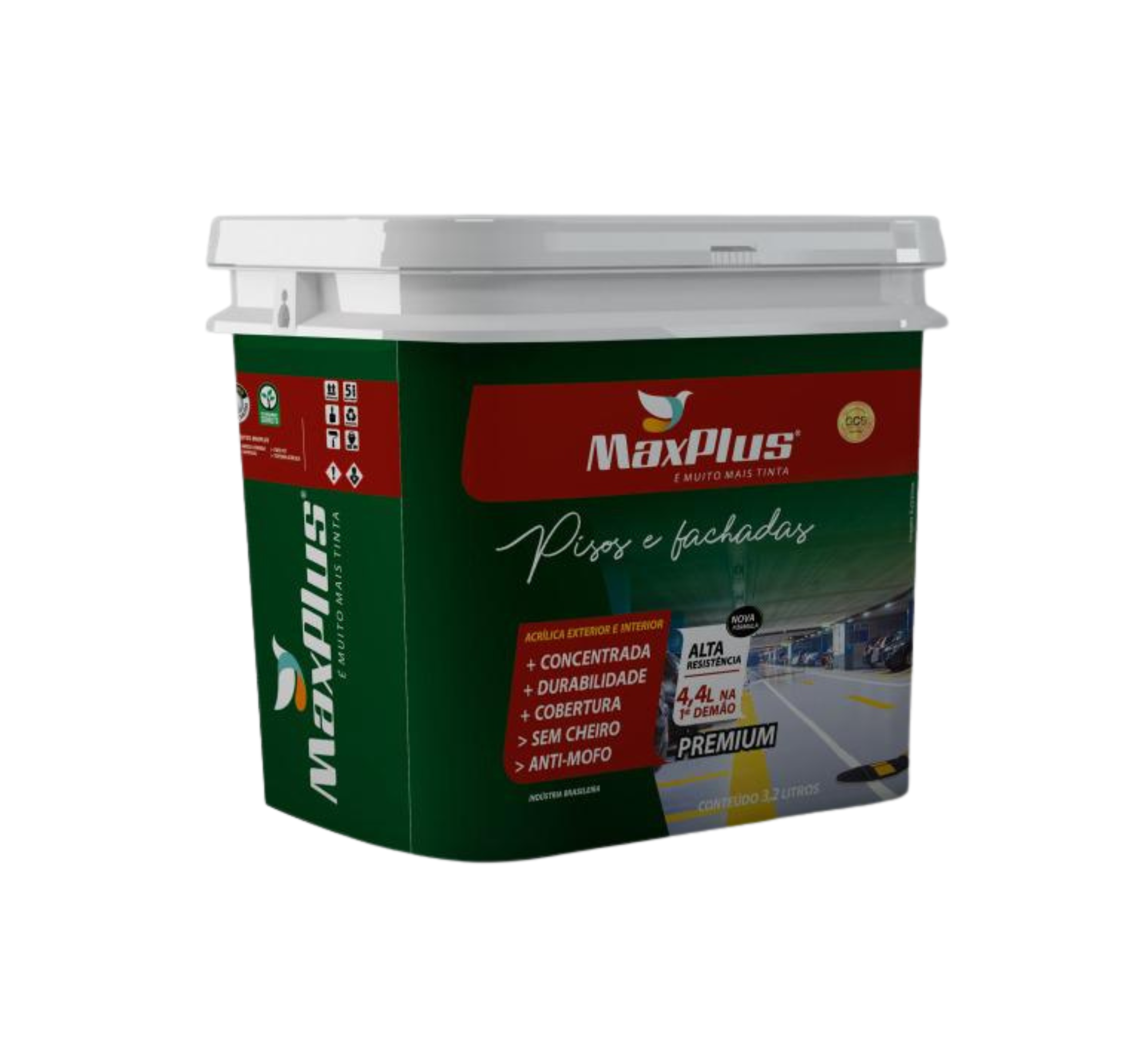 Tinta Piso Amarelo Demarcado 15LT – Max Piso