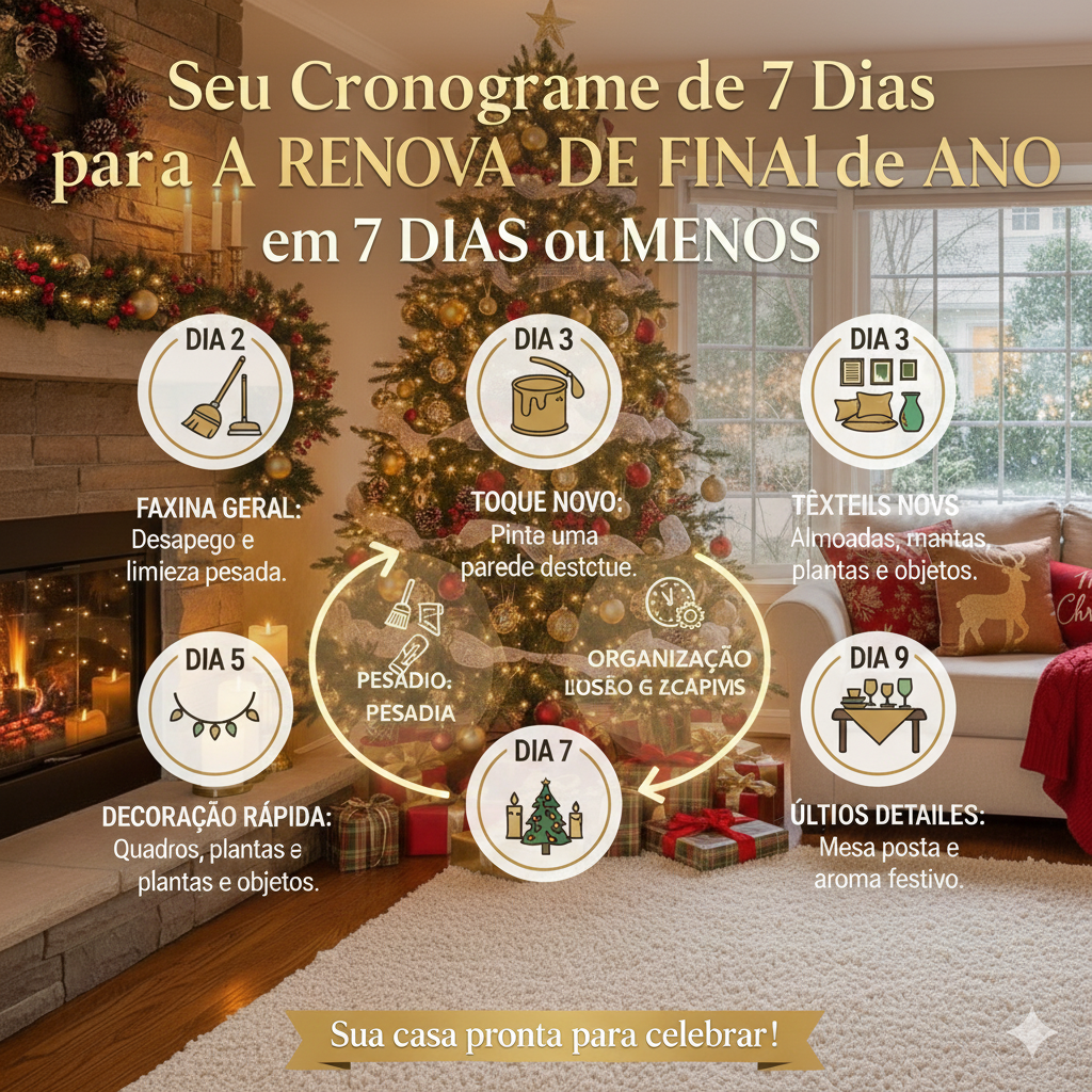 Como Renovar a Casa para as Festas de Fim de Ano em 7 Dias ou Menos 
